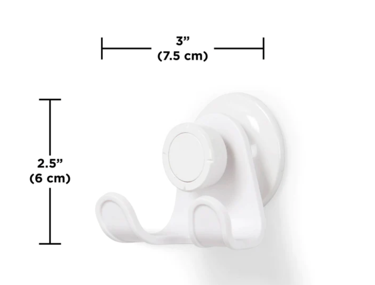 Flex Gel Lock Double Hook - White