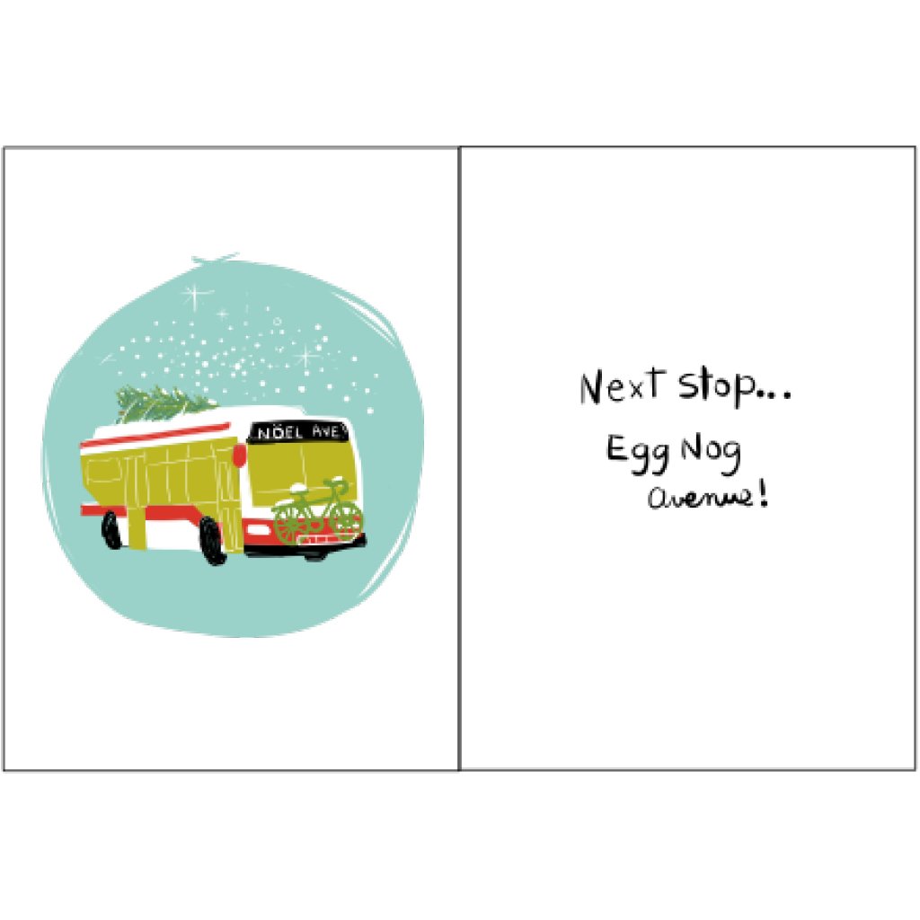 TTC Bus Holiday Card