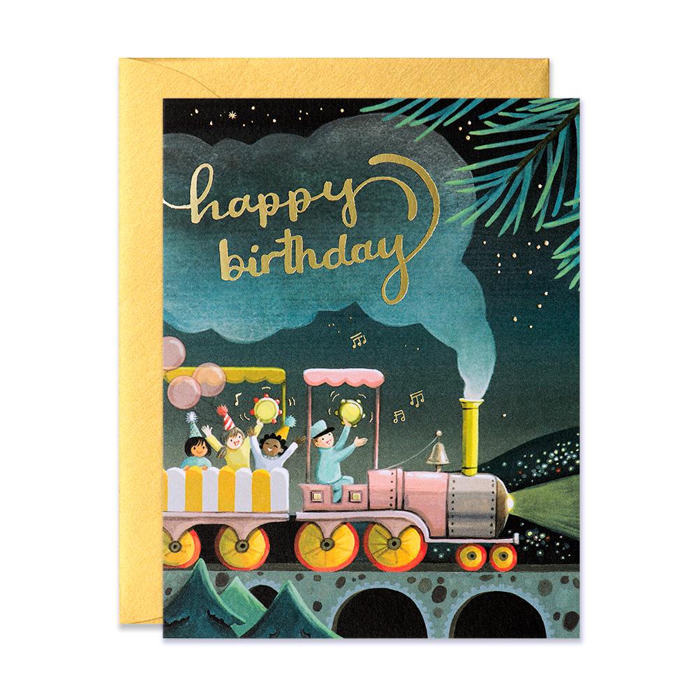 Train Birthday Card