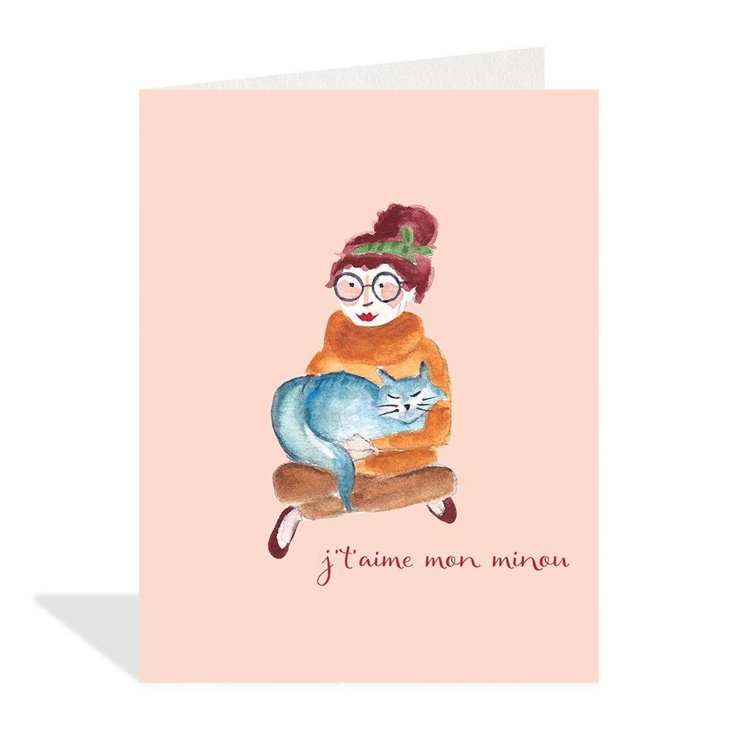 Carolie J'taime Mon Minou Card
