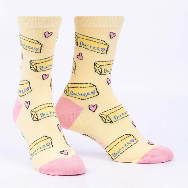 Women's Crew Butter Me Up Socks