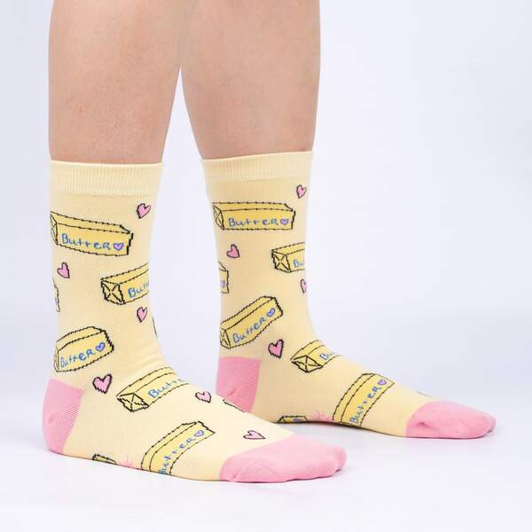 Women's Crew Butter Me Up Socks