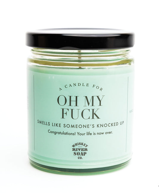 WTF Oh My Fuck Candle