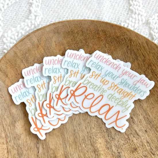 S81 Clear Relax Sticker