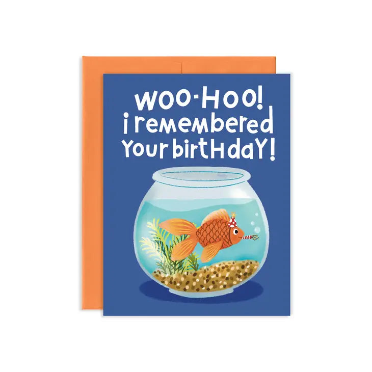 Goldfish Birthday Greeting Card
