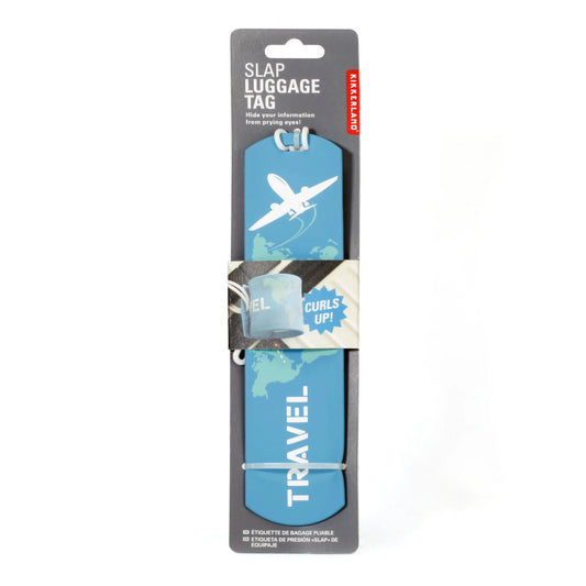 Blue Slap Luggage Tag