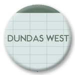 Toronto Subway Buttons - Bloor Line