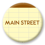 Toronto Subway Buttons - Danforth Line