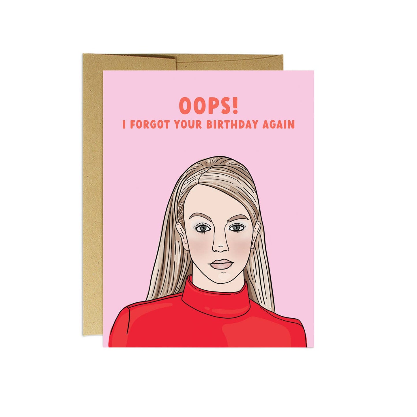 Oops Birthday Card