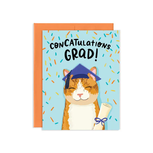 Cat Graduation Greeting Card