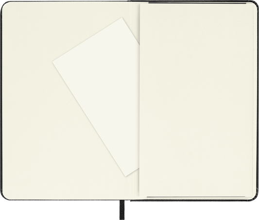 Classic Pocket Black Soft Cover Plain Notebook