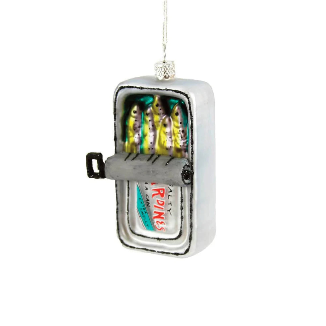 Sardines Glass Ornament