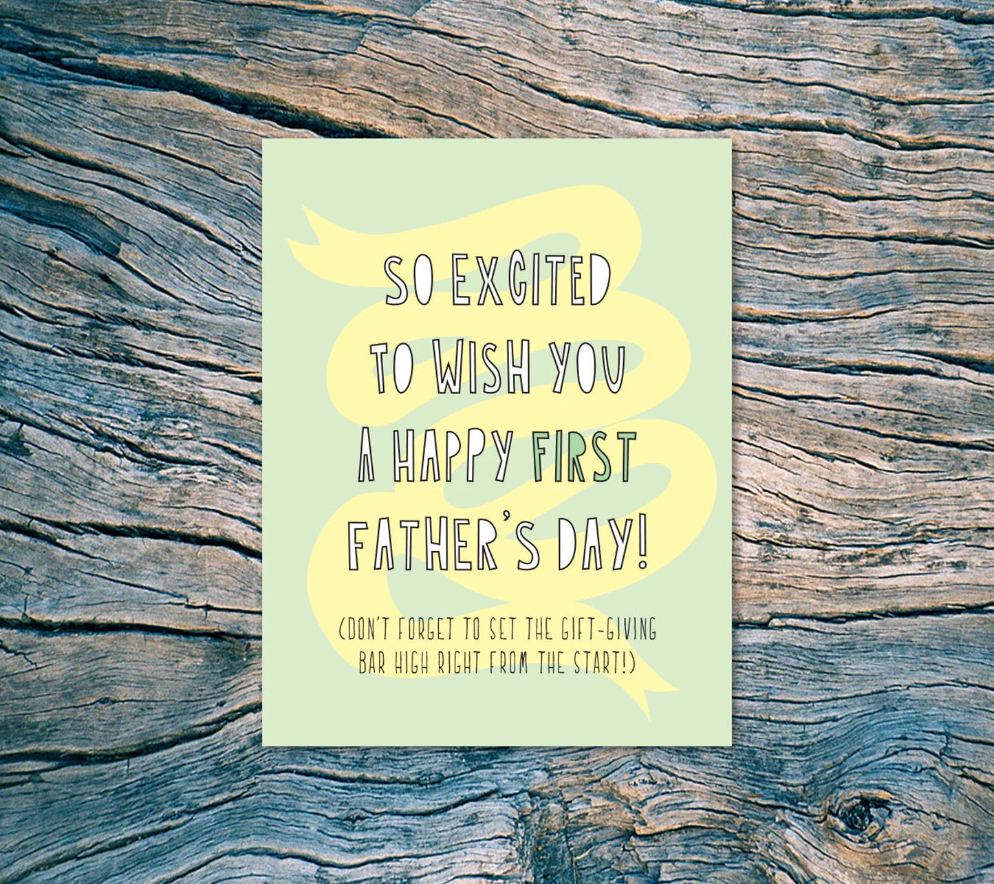 First Father's Day Card
