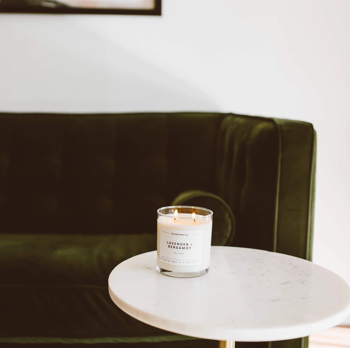 Glass Tumbler Soy Candle Lavender + Bergamot