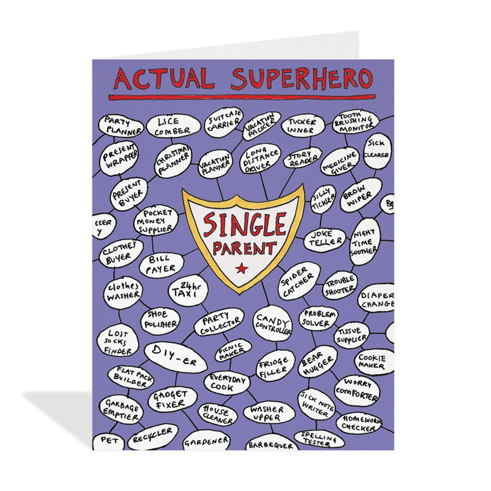 Poet & Painter Single Parent Graphic Card