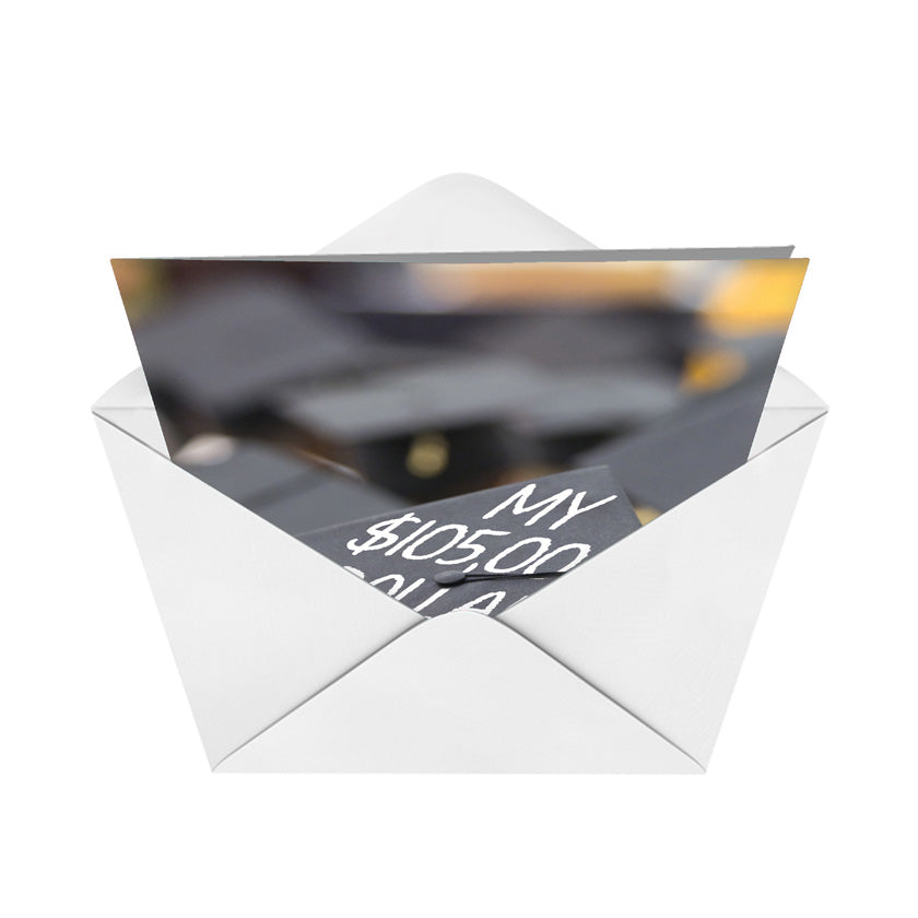 Pricey Graduation Cap Card
