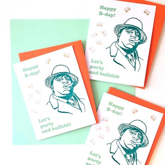 RIP Biggie Small Card