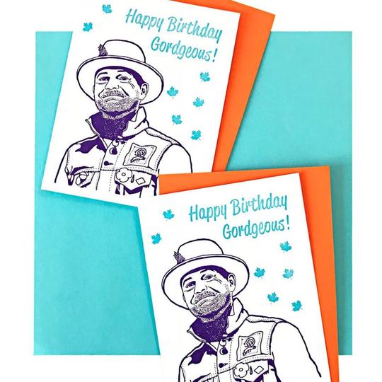 RIP Gordon Downie Card