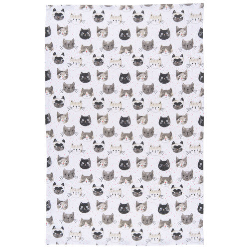 Tea Towel Cats Meow Print