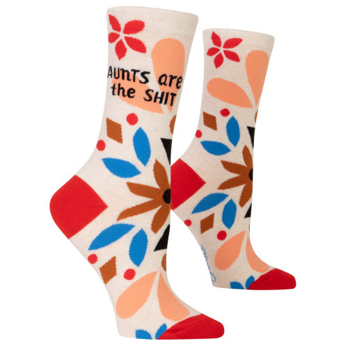 Women's Crew Socks Aunts Are The Shit