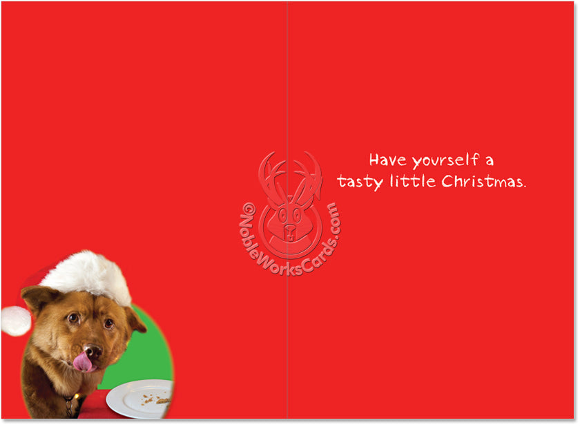 It's Ok Santa Ate Them XMAS Card