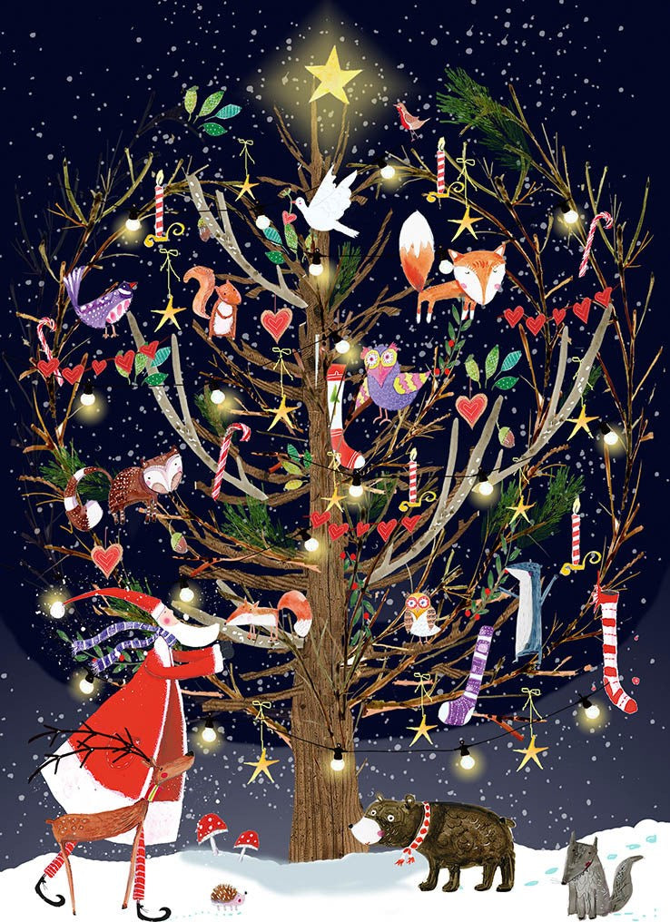 Festive Tree Christmas Card