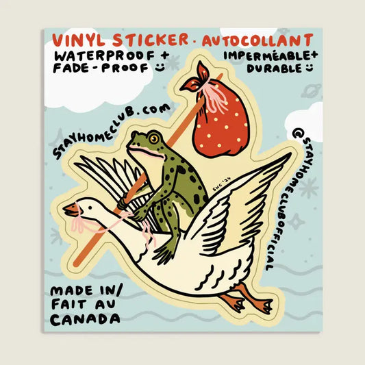 S38 Goose Ride Waterproof Vinyl Sticker