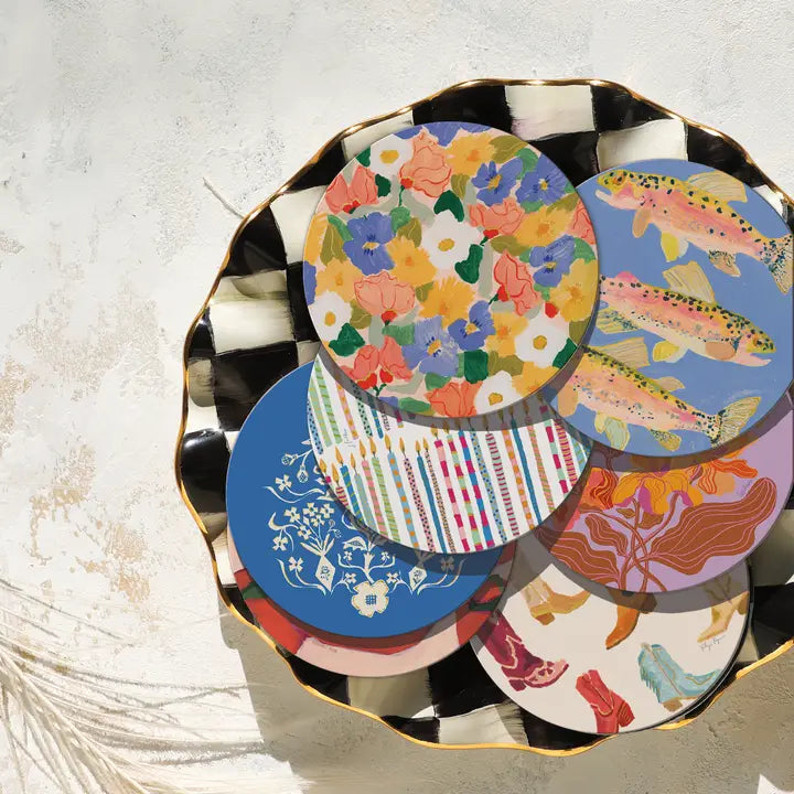 Flower Power Seedlings Coaster