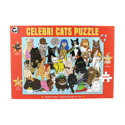 Celebri Cats Jigsaw Puzzle