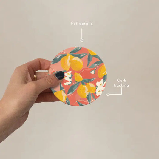 Lemon Drops Seedlings Coaster