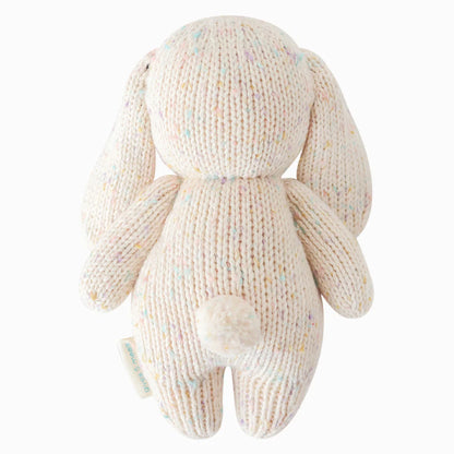 Baby Bunny Confetti Hand-Knit Doll