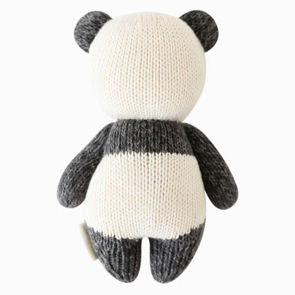 Baby Panda Hand-Knit Doll