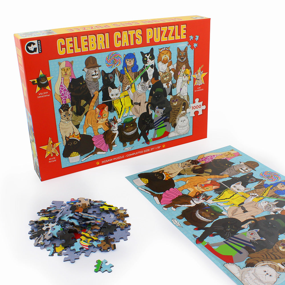 Celebri Cats Jigsaw Puzzle