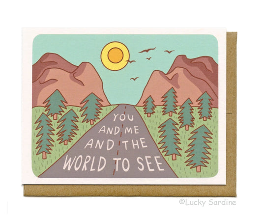 You and Me and the World to See, Road Trip Love Card