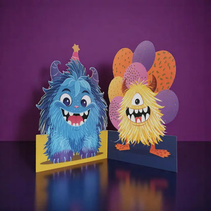 Monster Interactive Birthday Card