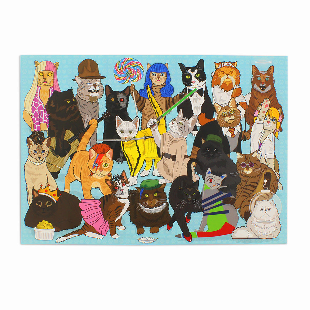 Celebri Cats Jigsaw Puzzle