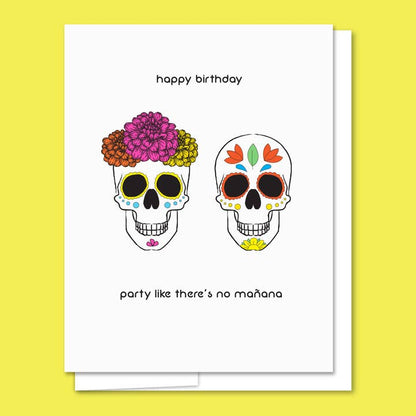 Mañana Birthday Letterpress Card