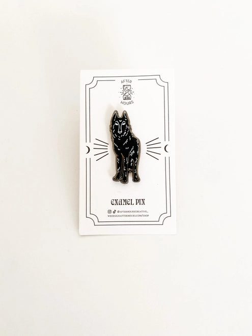 @3 Wolf Hard Enamel Pin