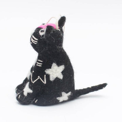 Kitty Starfluff Felt Decoration