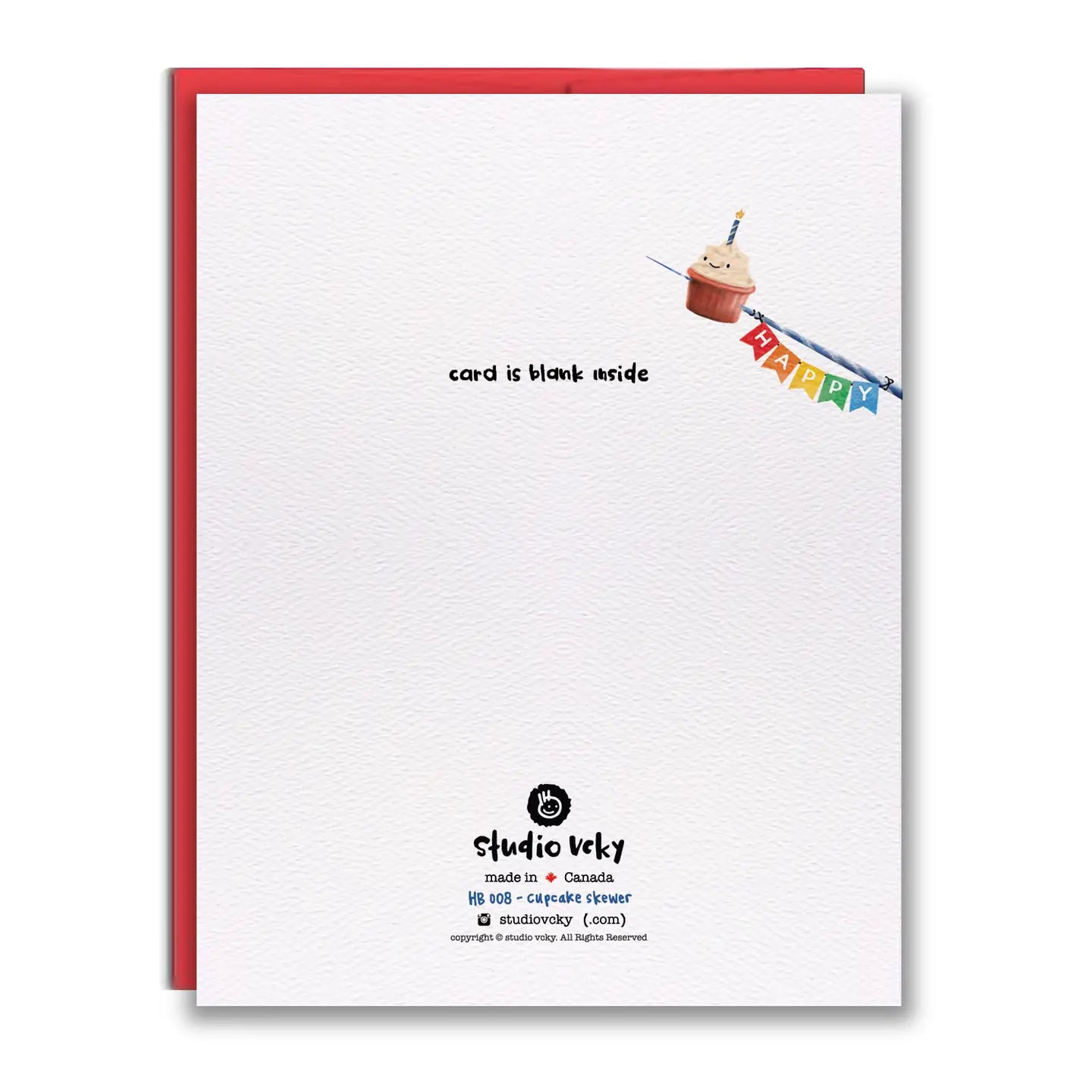 Cupcake Skewer Card