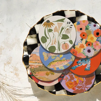 Summer Mix Seedlings Coaster