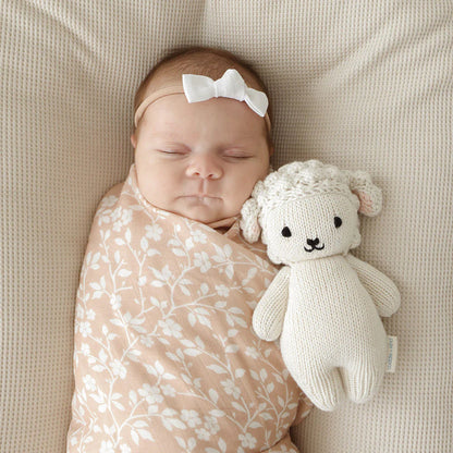 Baby Lamb Hand-Knit Doll