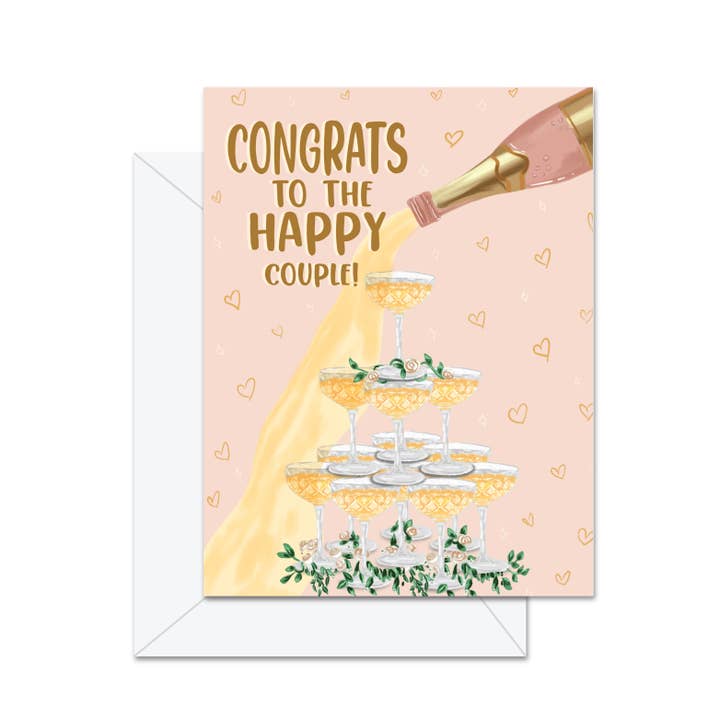 Congrats to the Happy Couple Greeting Card