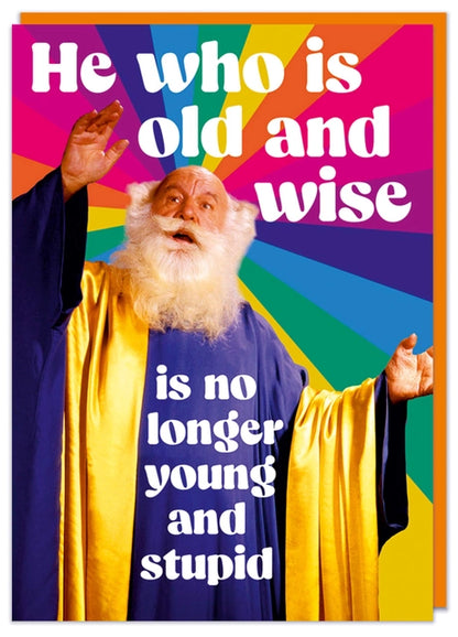 He Who Is Old And Wise Greeting Card