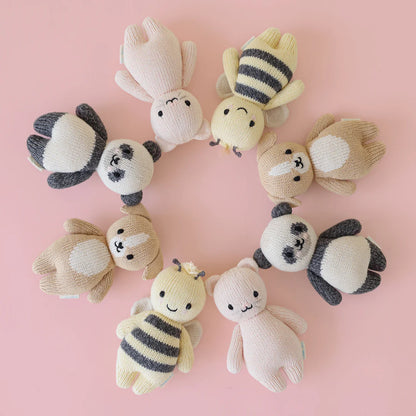 Baby Panda Hand-Knit Doll