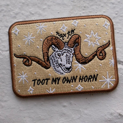 #18 Toot My Own Horn Sticky Patch