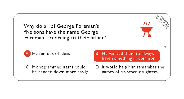 Dad Trivia Game