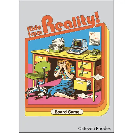 Hide From Reality Board Game Magnet