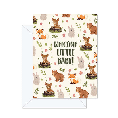 Welcome Little Baby! Greeting Card