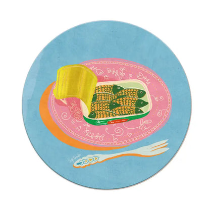 Sardine Plate Seedlings Coaster